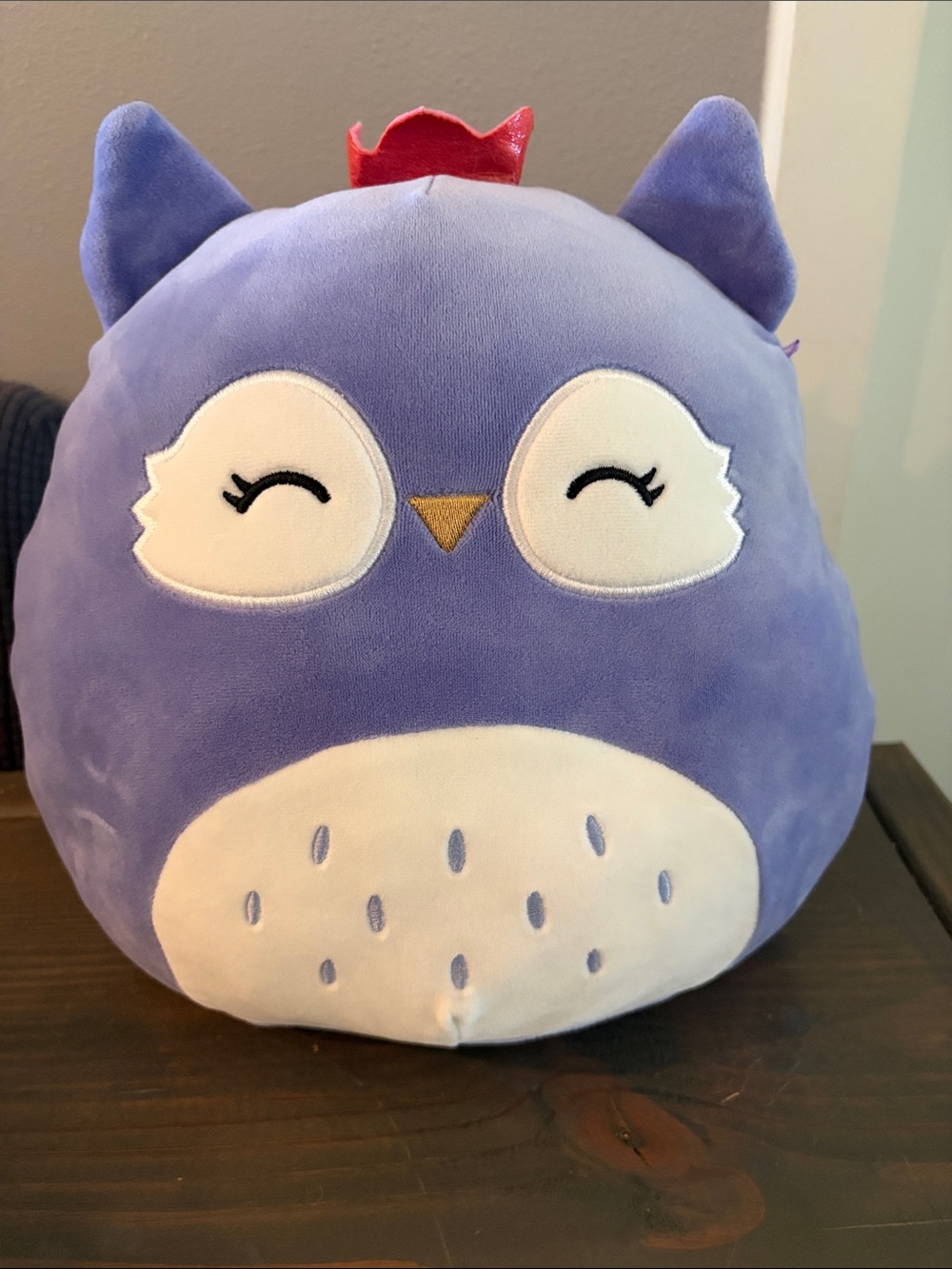 Squishmallows Holly the Owl with Crown